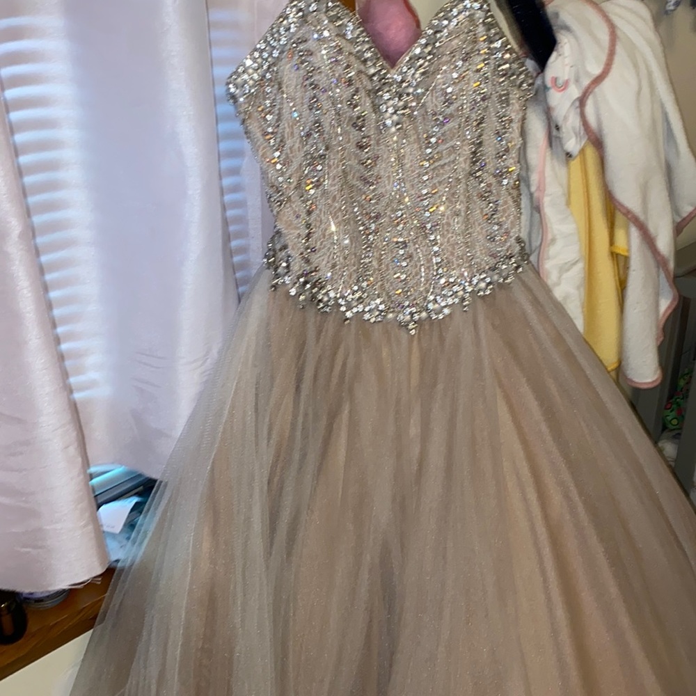 Princess dress light pink/cream